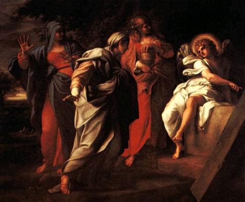 Annibale Carracci: A három Mária a sírnál (Ermitázs) 